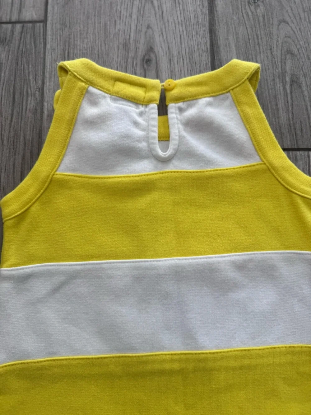 Baby GAP Yellow & White Striped Dress Bow NWOT, Size 3T - Picture 4 of 6